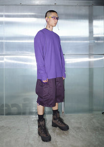 Waffle Long Sleeve Tee 华夫格长袖 - Purple