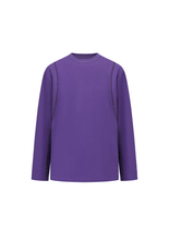 Waffle Long Sleeve Tee 华夫格长袖 - Purple