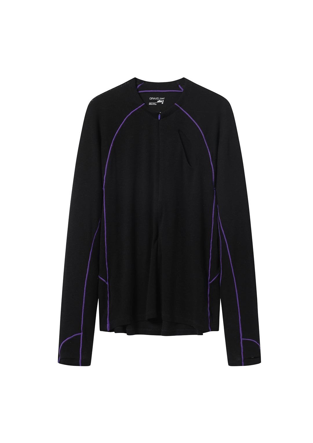 Merino Wool Athletic Long Sleeve T-shirt 美丽奴运动长袖T恤 - Black
