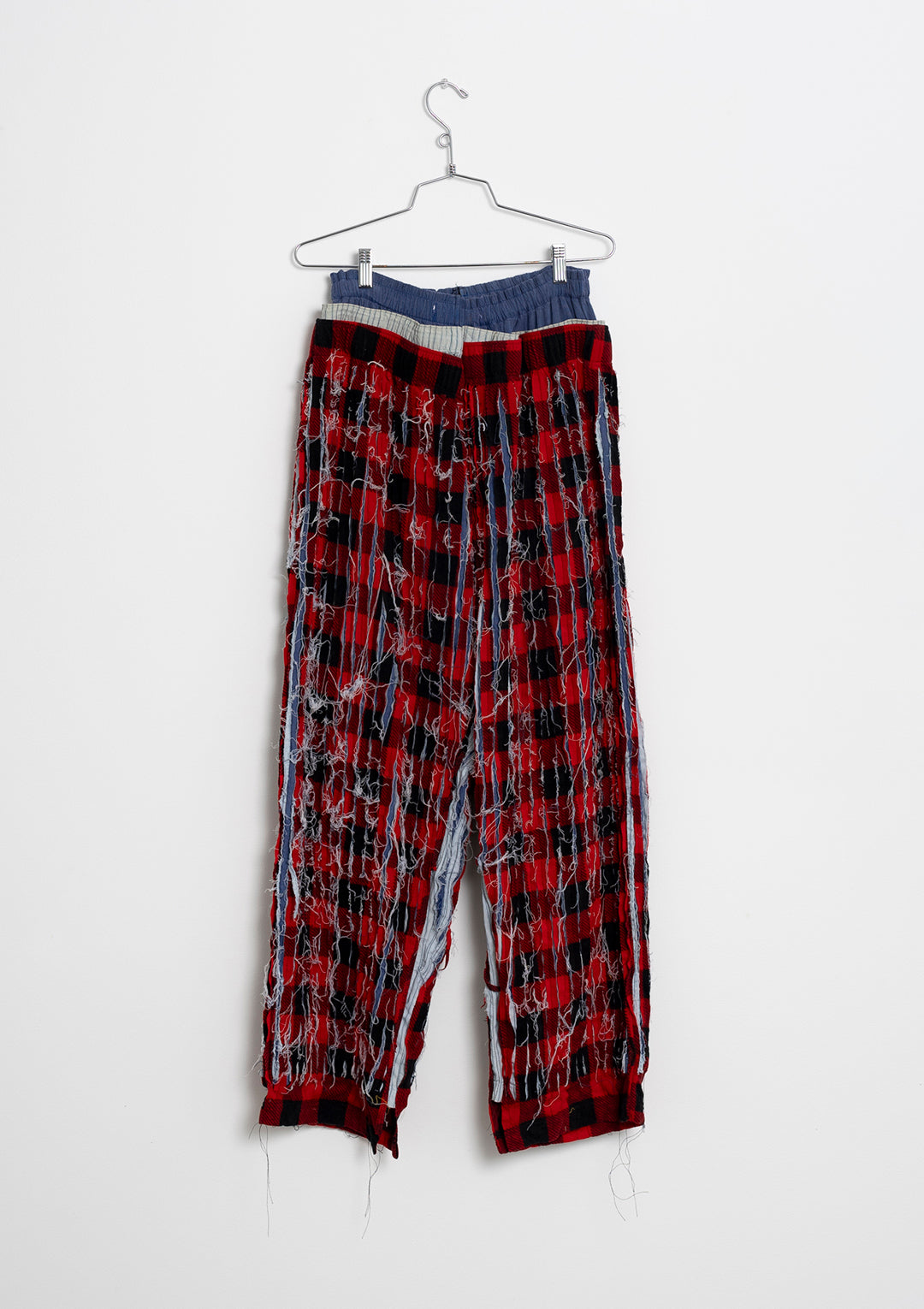 3P Pajama Bottoms (Navy, Pale Blue, Red and Black Buffalo Check)