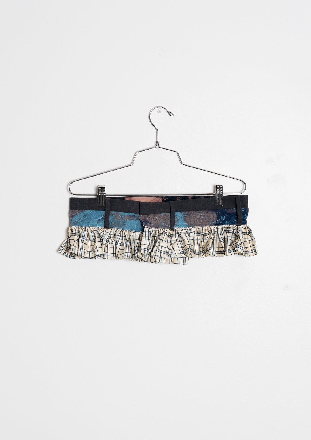 Ruffle Belt (Navy, Blue, Plaid)