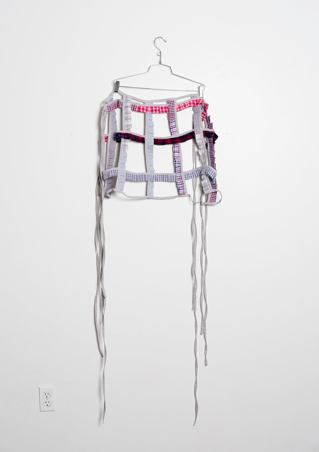 Pleated Trim Cage Apron