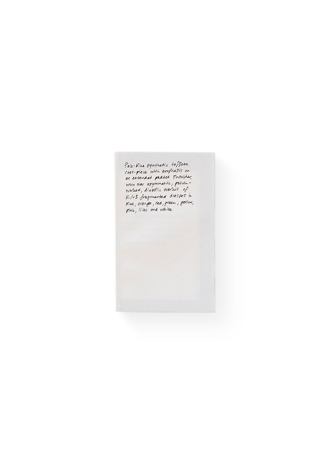 Mode and Mode issue 4, 'fashion without fashion'