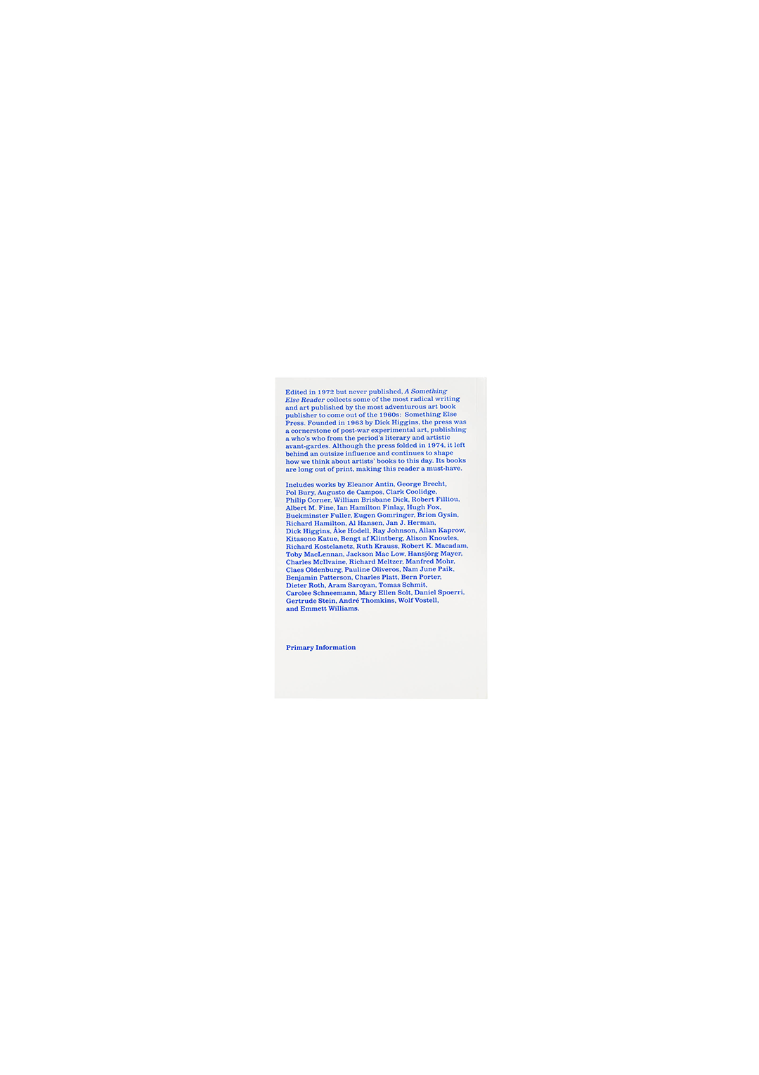 A Something Else Reader