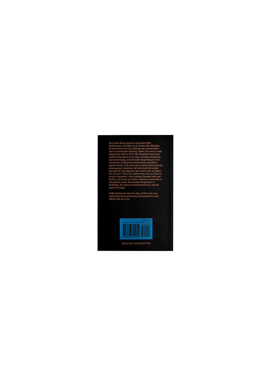 Live Audio Essay