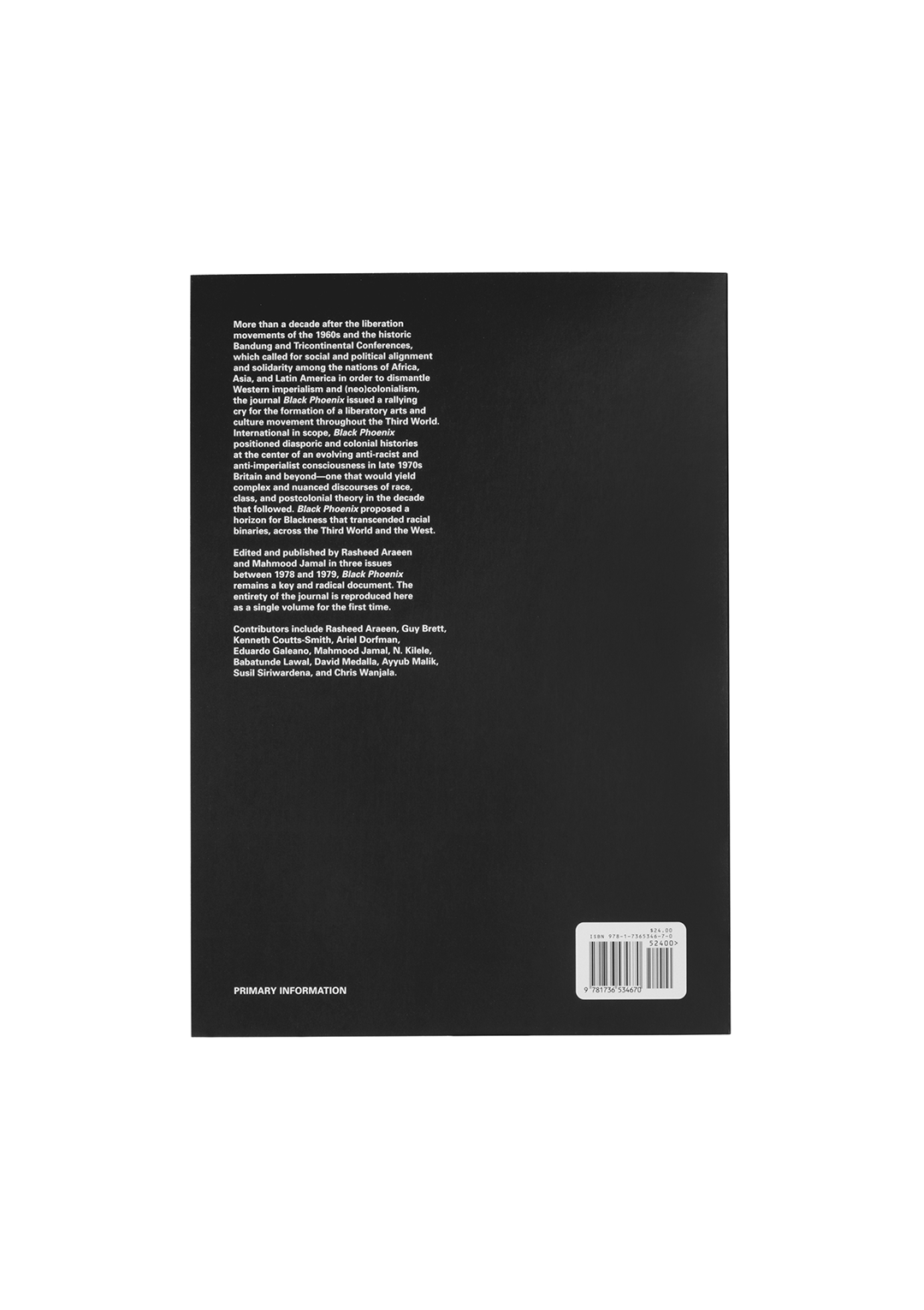 Black Phoenix: Third World Perspective on Contemporary Art and Culture