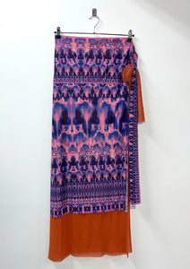 MESH TĀRĀ WRAP SKIRT