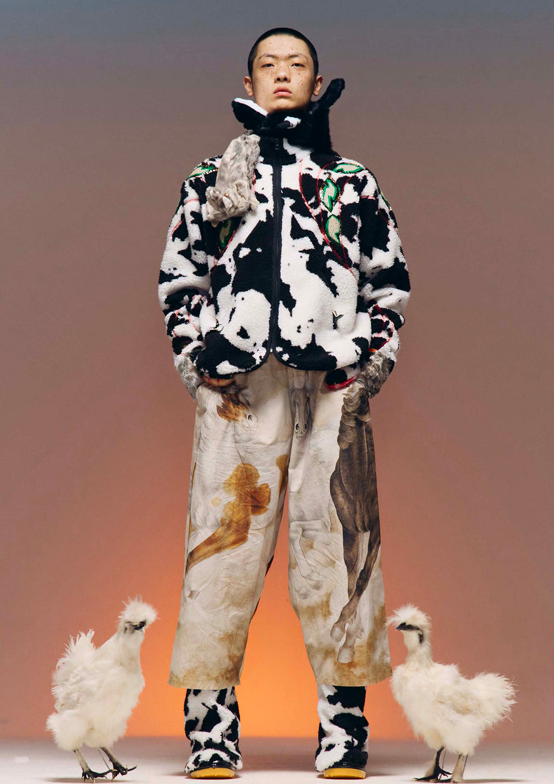 Dairy Cattle Fleece Jacket