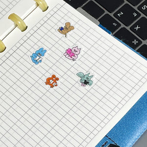 Pets Read Sticker Set