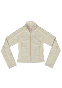 Nylon Mesh Jacket - Cream
