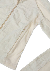 Nylon Mesh Jacket - Cream