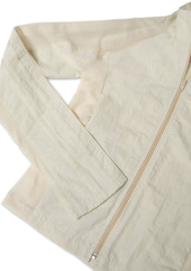 Nylon Mesh Jacket - Cream