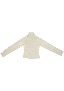 Nylon Mesh Jacket - Cream