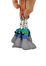 Reflective Pigeon Keychain