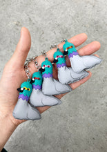 Reflective Pigeon Keychain