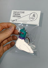Reflective Pigeon Keychain