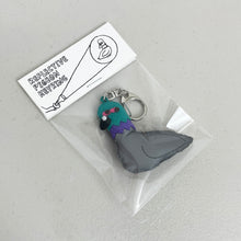 Reflective Pigeon Keychain