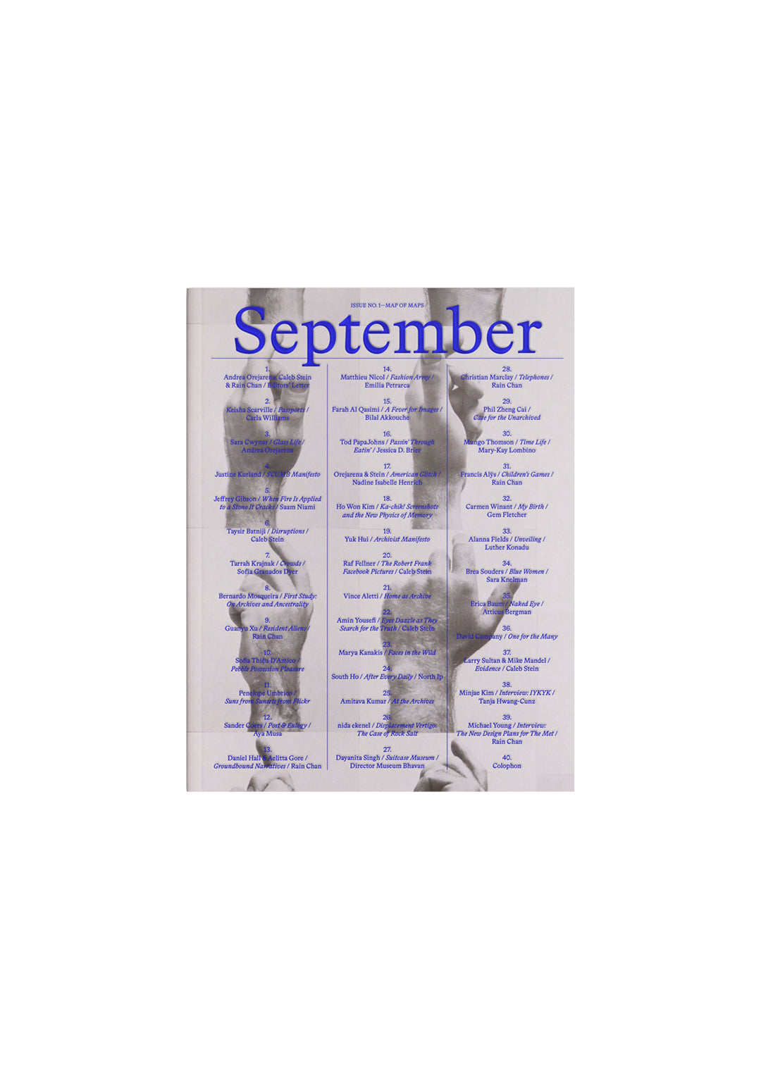 September Issue No. 1 — Map of Maps