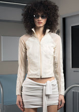 Nylon Mesh Jacket - Cream