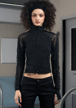 Nylon Mesh Jacket - Black