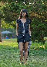 Drawstring Balloon Dress