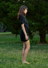 Backpack T-shirt Dress - Black