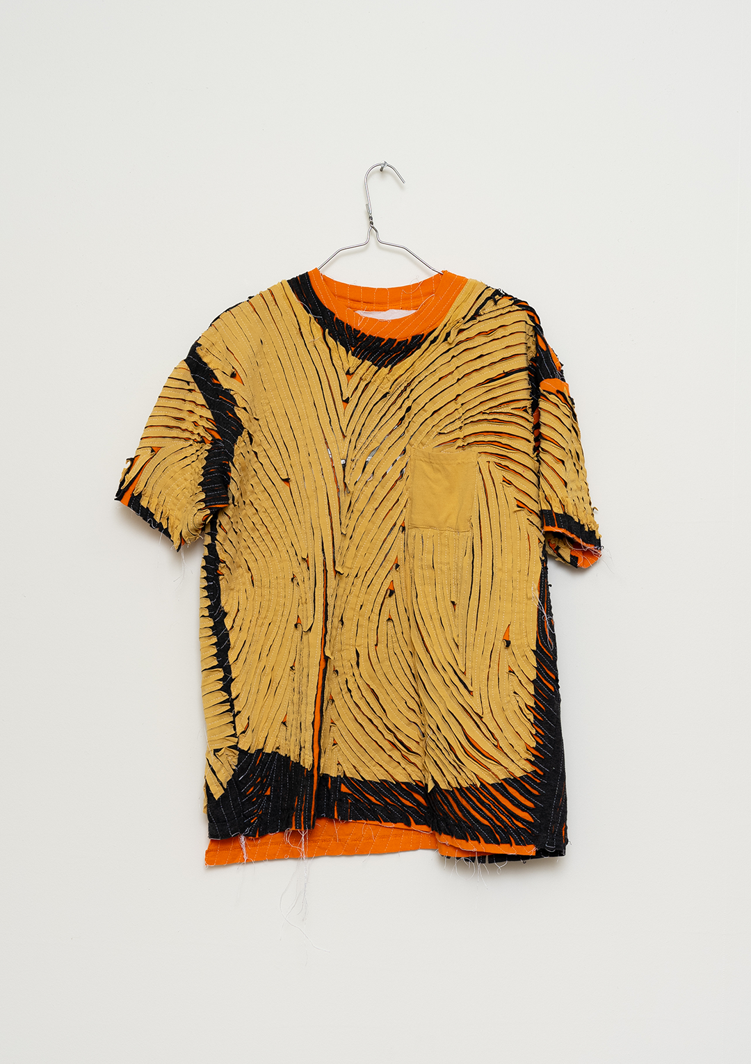 3T T-Shirt Special Edition Thumb Print (Orange, Gray, Yellow)