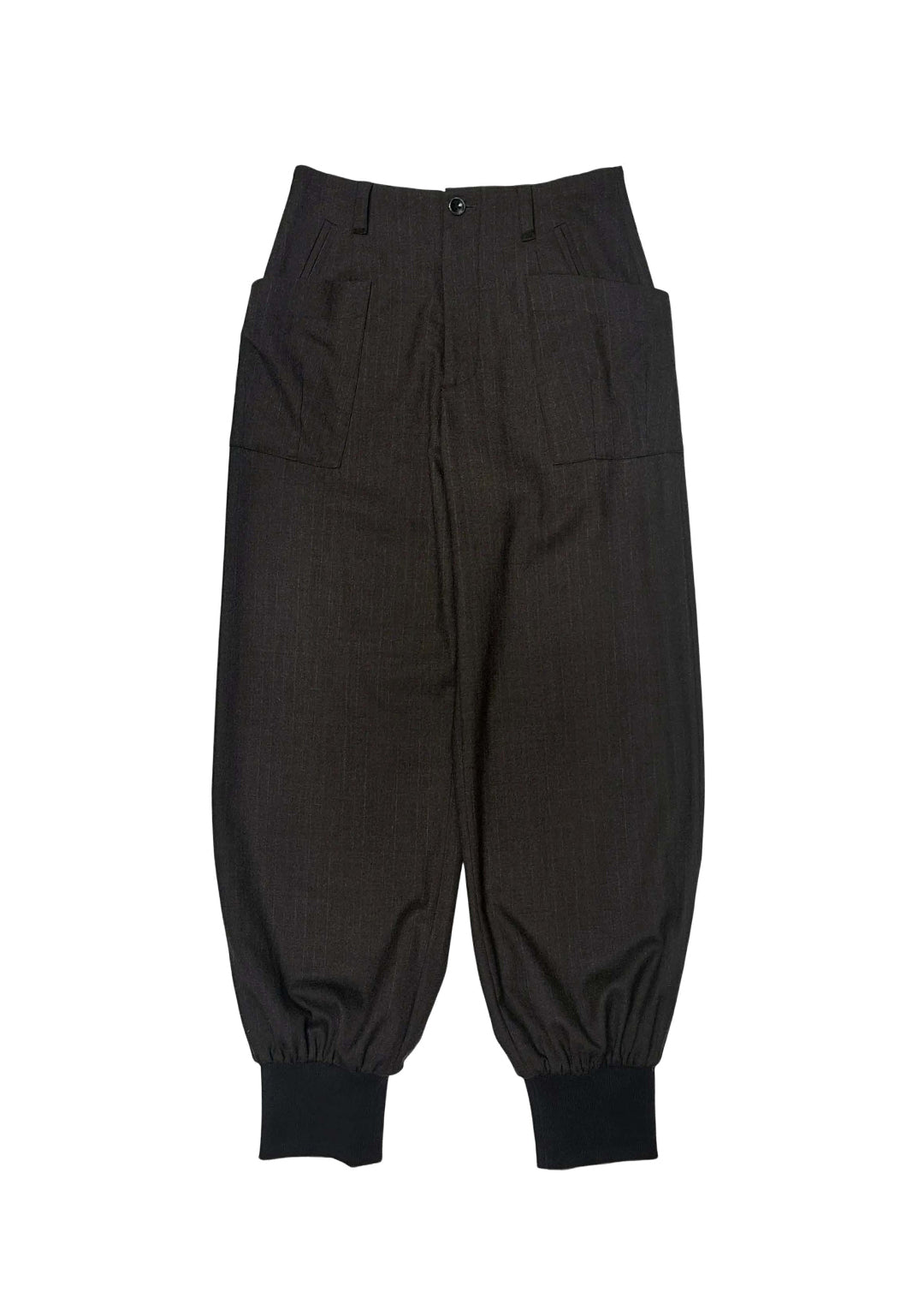 Suit-fabric Jogger - Dark Brown