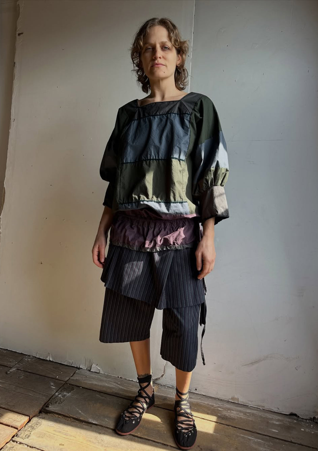 TREK SHORTS - Nocturne Stripe