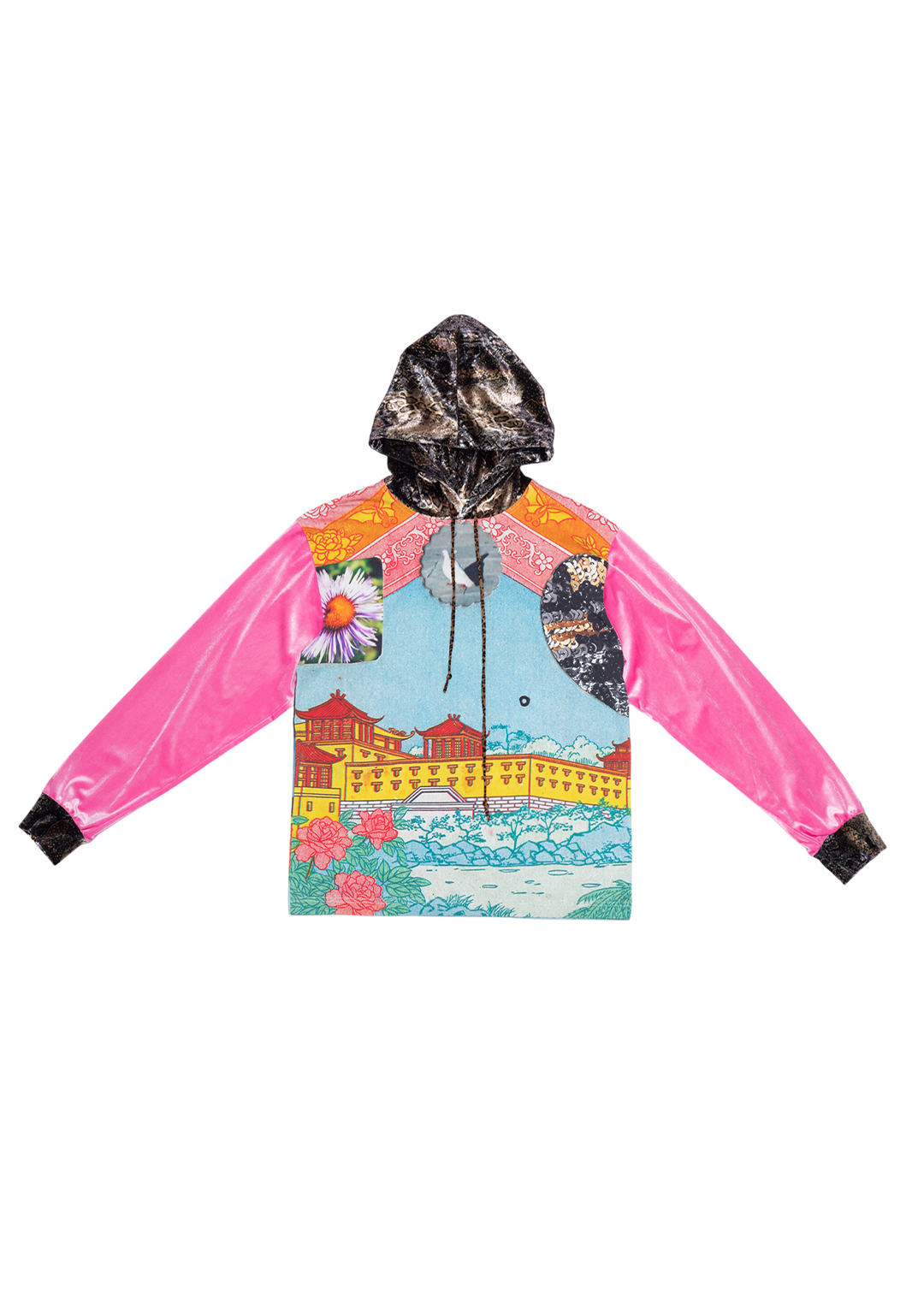 Vintage Photo Album Hoodie - Pink
