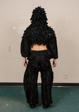 Dropped Peplum Ruffle Belt