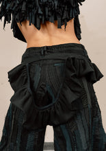 Dropped Peplum Ruffle Belt