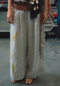LLAMA FRUIT HEMP W/ PERICON FLOWER CARGO PANTS