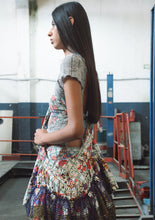 TABLECLOTH STRETCH WEAVE BACKLESS T-SHIRT