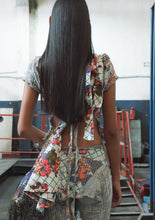TABLECLOTH STRETCH WEAVE BACKLESS T-SHIRT