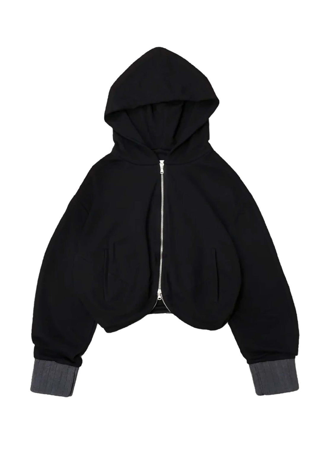 Wrap-Zip Hoodie - 2 colors