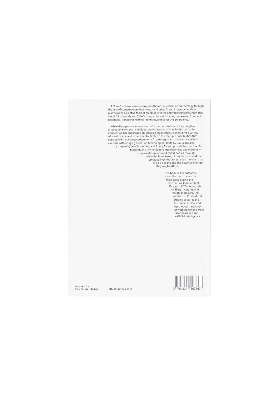 A Book for Disappearance