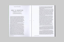 A Book for Disappearance