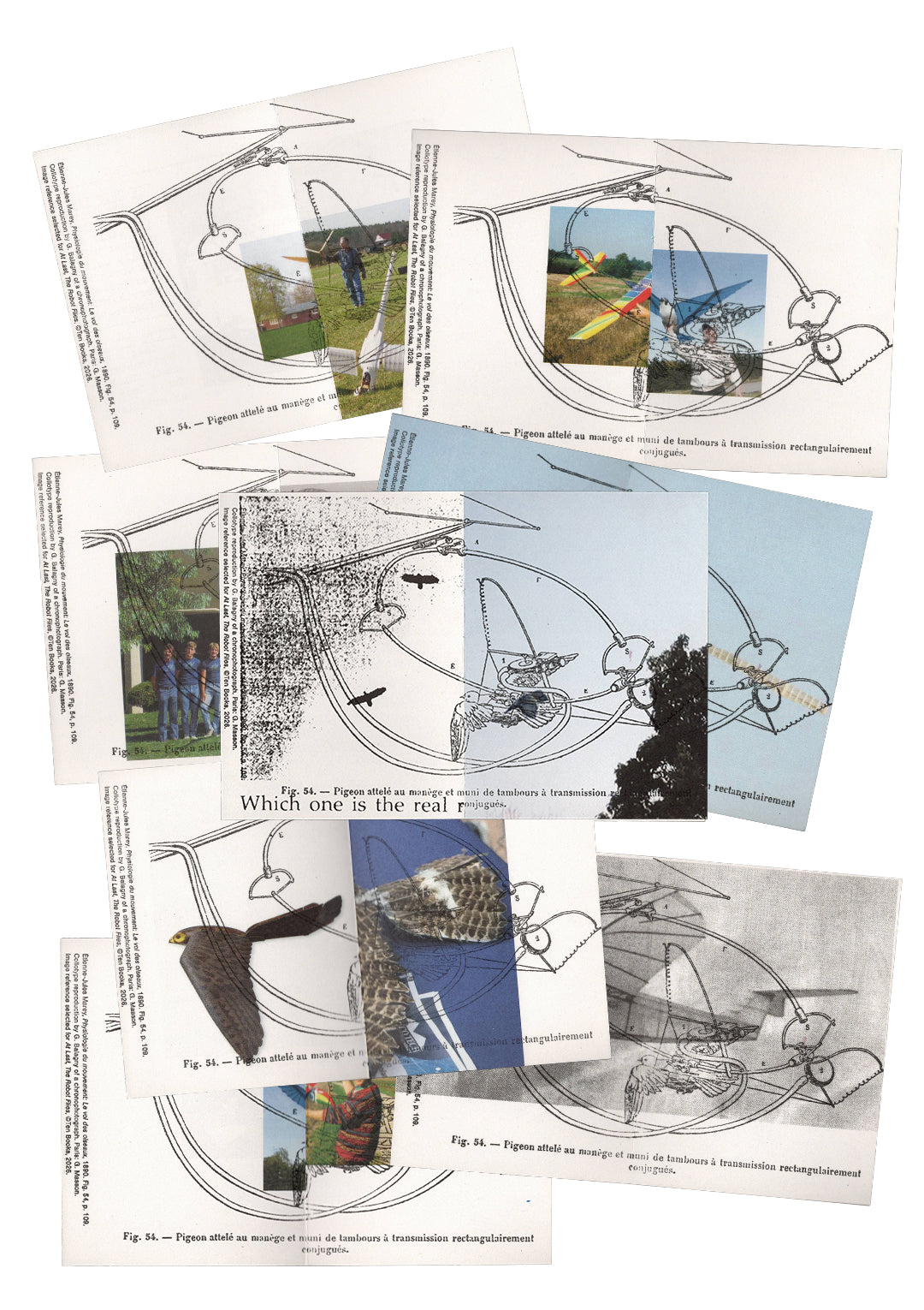 At Last, The Robot Flies Stamp Print