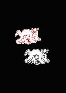 Bungee Logo Sticker set of two