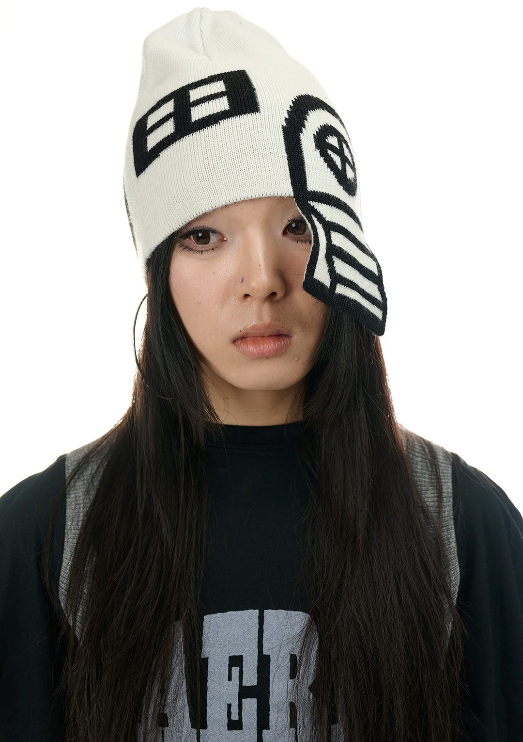 House Pirate Beanie White