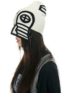 House Pirate Beanie White