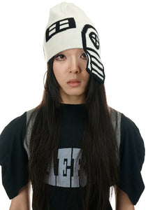 House Pirate Beanie White