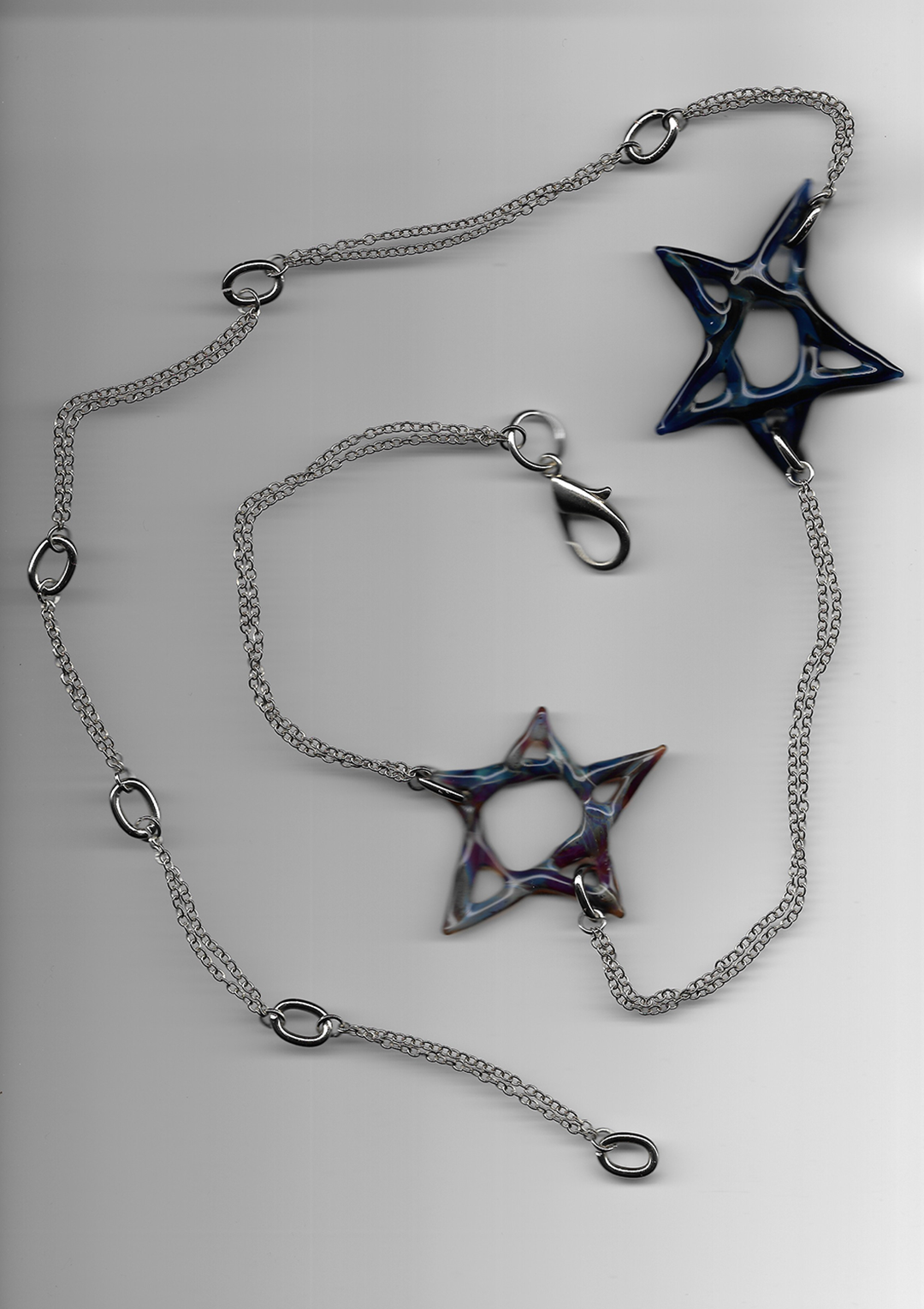 星星腰链 Xīng xīng yāo liàn (Stars Waist Chain) - Blue