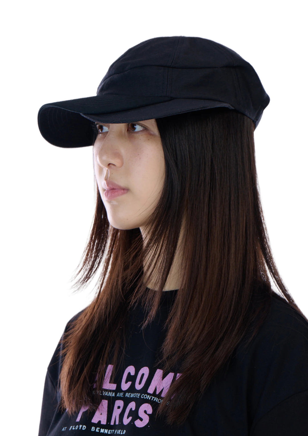 Double-Brim Cap - Black