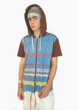Hooded Zip Up Shirt - 2 colors