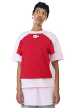 Double T-shirt - Red/Pink