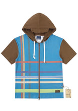 Hooded Zip Up Shirt - 2 colors
