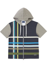 Hooded Zip Up Shirt - 2 colors