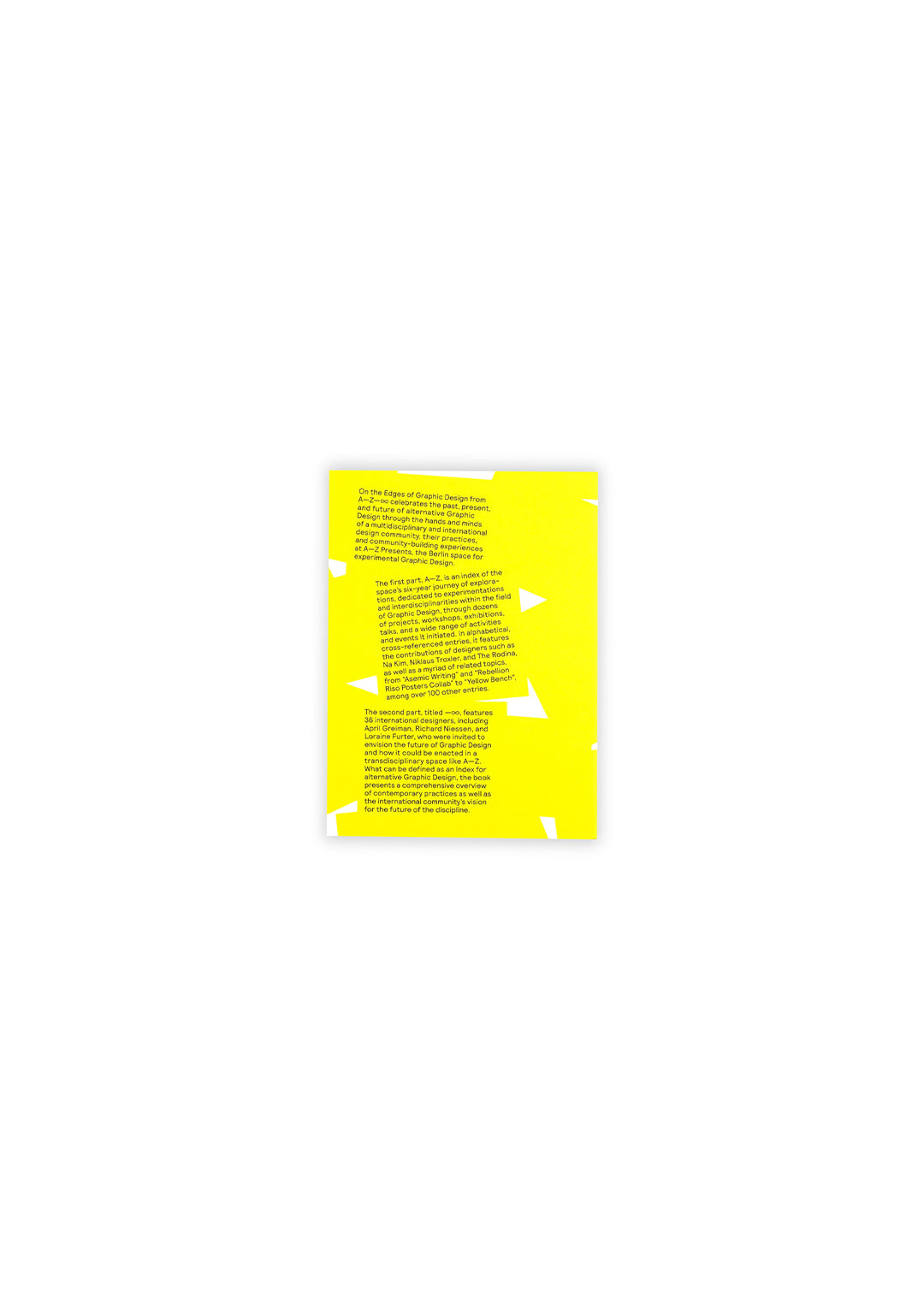 On the Edges of Graphic Design from A—Z—∞